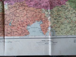 XXXL 1940 ' s Map of The Europe Das neue Politische Gesicht Mitteleuropas 7