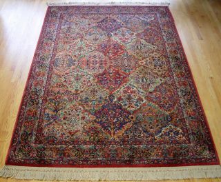 Karastan 717 Multi Panel Kirman Wool American Rug,  5 ' 9 