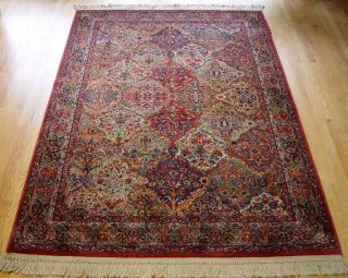 Karastan 717 Multi Panel Kirman Wool American Rug,  5 ' 9 