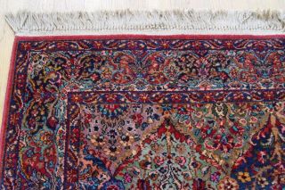 Karastan 717 Multi Panel Kirman Wool American Rug,  5 ' 9 