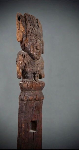 Exceptional Chimu Post Figure.  Peru 900 - 1470 2