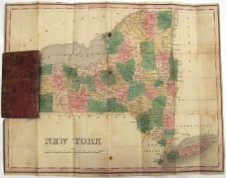 1826 Finley Pocket Map Of York