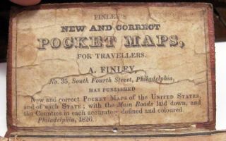 1826 Finley Pocket Map of York 2