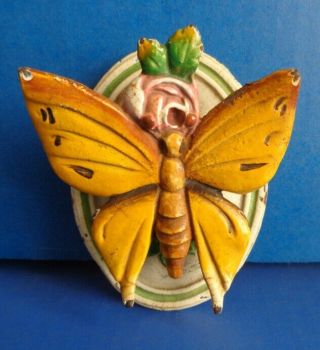 Antique Cast Iron Butterfly Door Knocker