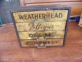 Antique Weatherhead Metal Cabinet