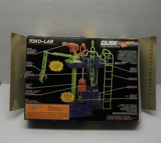 G.  I.  Joe Cobra 1992 Eco - Warriors Toxo - Lab Playset Loose,  Box See No - Reserve 9