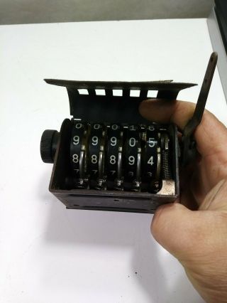 Vintage Redington Model AR Counter Paper Press Counting Machine 3
