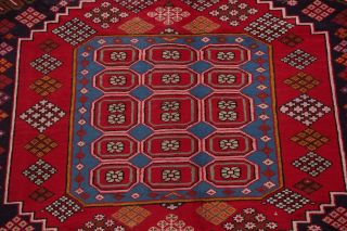 Unbeatable Geometric Bakhtiari Oriental Hand - Knotted 7x10 Wool Area Rug 4