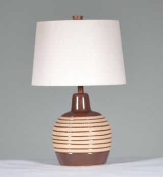 Large 24 " Gordon Jane Martz Marshall Studios Ceramic Table Lamp Signed