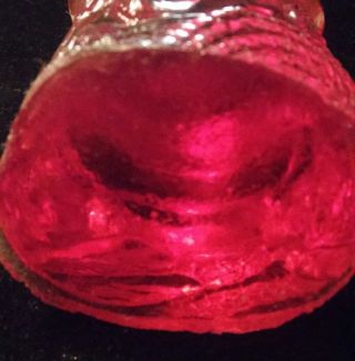 Exquisit,  Antique,  Chinese Cherry,  Ruby Red Carved Amber Resin of Royal lady. 9