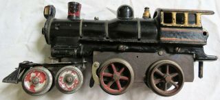 Ives 25 Clockwork Wind Up Train Locomotive Engine Cast Iron Old Vtg Antique 3