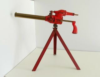 Smith ' s Rapid Fire Machine Gun Vintage Metal Toy Model 32 USA 3
