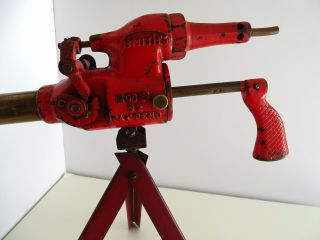 Smith ' s Rapid Fire Machine Gun Vintage Metal Toy Model 32 USA 8