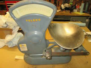 Vintage Toledo Scale 4 Lb Honest Weight -