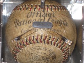 BABE RUTH Signed Baseball Spalding National League Ball (RP) READ LISTING 7