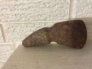 Native American Indian 7” Stone Axe Head 1 " Grooved