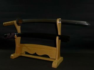 Long Wakizashi (sword) W/koshirae : Tadayuki : Edo : 31.  7 × 20.  8 " 980g