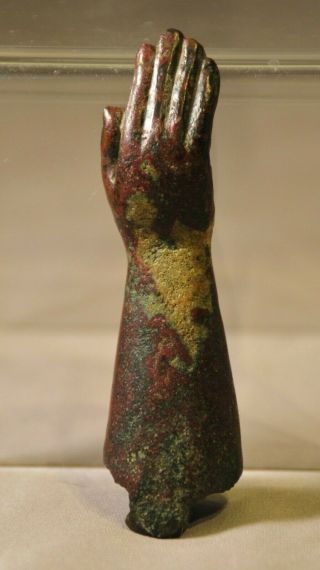 Extremely Rare Ancient Egyptian Bronze Arm 1000 B.  C.  E