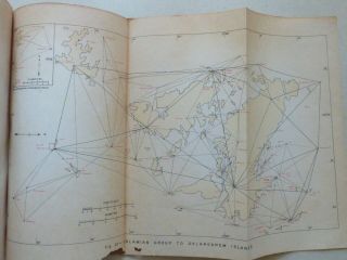 1927 / PHILIPPINES TRIANGULATION / 44 FOLD OUT MAPS / TWO VOLUMES / VERY RARE 6
