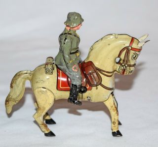 Scarce Prewar German Soldier on Horse by Georg Kohler - 3