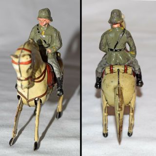 Scarce Prewar German Soldier on Horse by Georg Kohler - 6