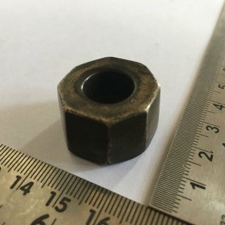 (101).  An Old or antique unique shaped Opium Bell Metal Bronze Scales Weight 3