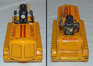 Robby Robot Bulldozer by Marusan - 5