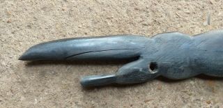Native American Wood Carved Riding Quirt 11