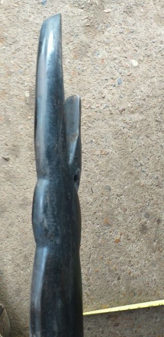 Native American Wood Carved Riding Quirt 4