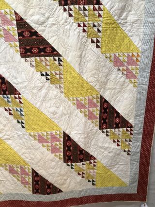 Dated 1853 Birds In Air Quilt 5