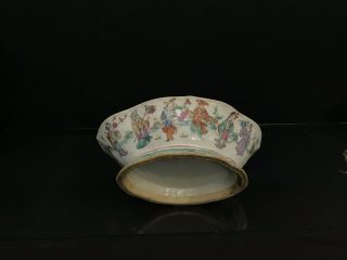 Antique 19th Century Chinese Porcelain Bowl Details