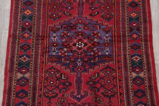 Classic Geometric Oriental Area Rugs Handmade Wool Foyer Carpet 4 x 7 3
