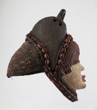 African tribal art.  Punu maiden mask. 2