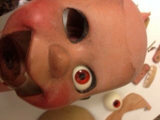 Ventriloquist Figure Knee Pal Dummy Head With Restoration