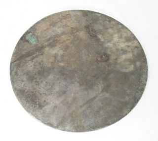 H768: Chinese ancient style mirror of quality heavy copper w/fine relief work 10