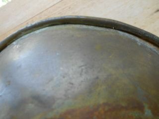 ANTIQUE BRASS SCALE SCOOP PAN TRAY HARDWARE GROCERY CANDY STORE 5
