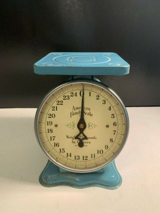 Vtg.  American Family 25 Lb Scale 1950 