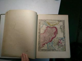 Mitchell ' s General Atlas.  1861.  Complete.  Rebound.  Very 6