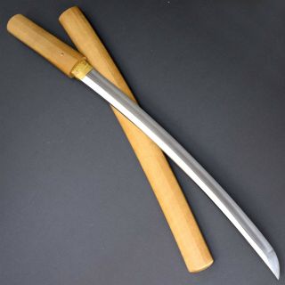 Antique Nihonto Japanese Katana Sword Wakizashi Shimosaka 下坂 Signed Shirasaya Nr