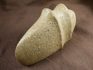 Old Cherokee Raised Ridges 3/4 Grooved Stone Axe Artifact