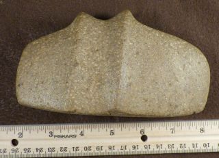 Old Cherokee Raised Ridges 3/4 Grooved Stone Axe Artifact 3