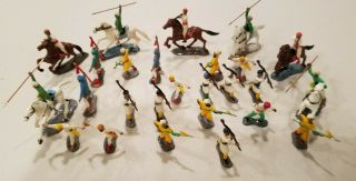 Marx Miniature Playset Charge Of The Light Brigade Indian Rebels