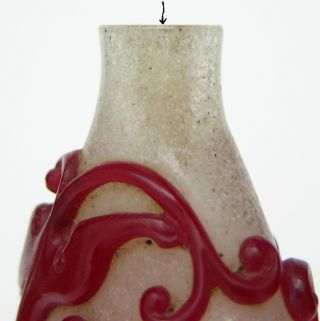 Chinese Glass Overlay Snuff Bottle 18th/19thC 12