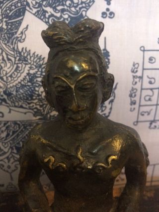 Large Antique Bronze Fertility Statues From Burma.  Oversize Genitalia 10