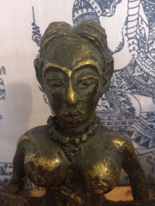 Large Antique Bronze Fertility Statues From Burma.  Oversize Genitalia 11