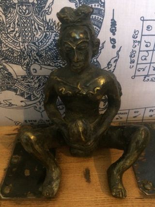 Large Antique Bronze Fertility Statues From Burma.  Oversize Genitalia 8