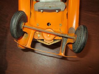 1930s GIRARD TOYS PRESSED STEEL WINDUP and BATTERY OP BIG PIERCE ARROW COUPE TOY 10