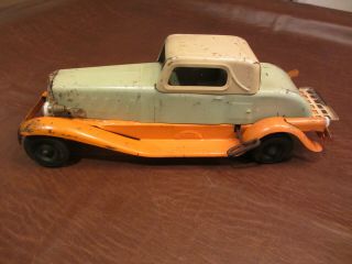 1930s Girard Toys Pressed Steel Windup And Battery Op Big Pierce Arrow Coupe Toy