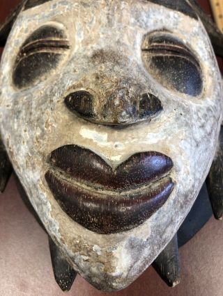 Punu Tribal Mask from Gabon,  Africa. 2