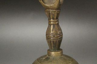 BT100 Japanese GOKOREI (Gilt - bronze Five - pronged Vajra Bell) Buddhism handbell 6